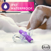 Play With Me Bull Vibrating C-Ring in Purple for Couples BULLETS